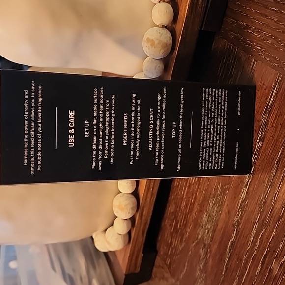 NIB Hotel Collection Black Reed Diffuser Box - Picture 3 of 6